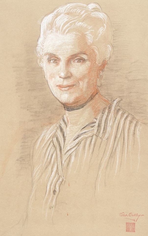 Portrait study of Mrs. Edward (Alice P.) McCaulley Image 1