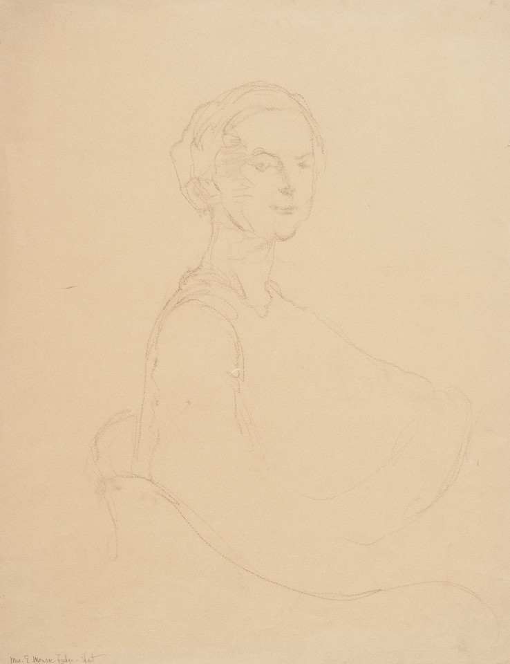 Portrait study of Mrs. E. Monroe Fisher (Helen Stevenson ... Image 1