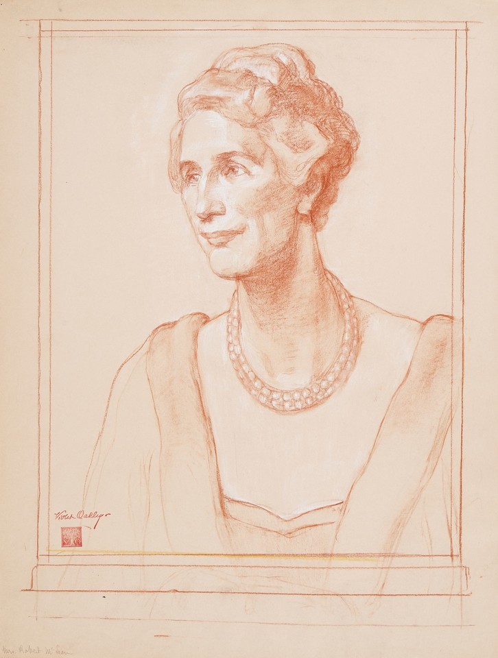 Portrait study of Mrs. Robert McLean (née Clare Randolph ... Image 1