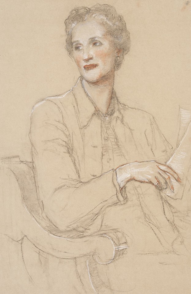 Portrait study of Mrs. Baldwin Image 1