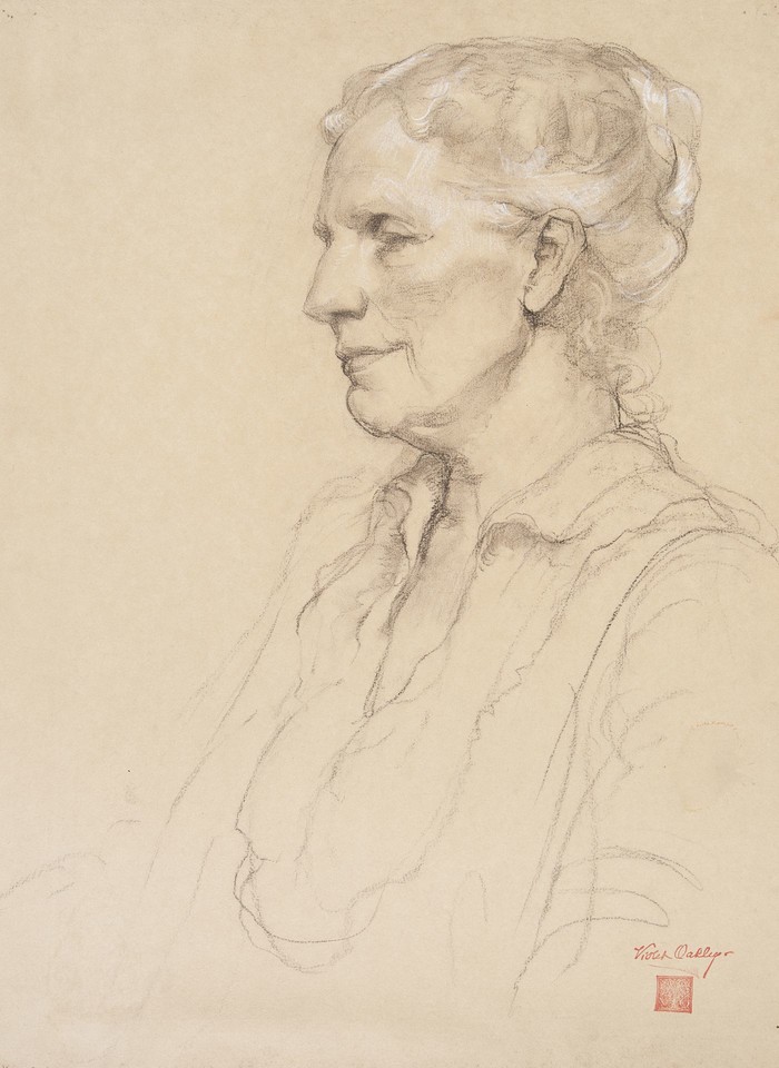 Portrait study of Mrs. Rudolph Blankenburg (née Lucretia ... Image 1
