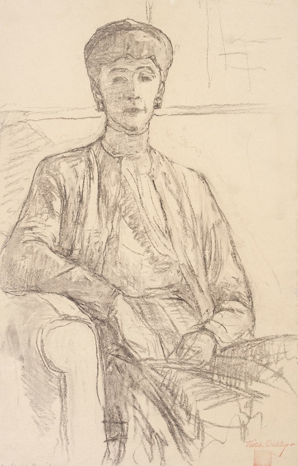 Portrait study of Mrs. Cameron Burnside (née Lucille Hitt) Image 1