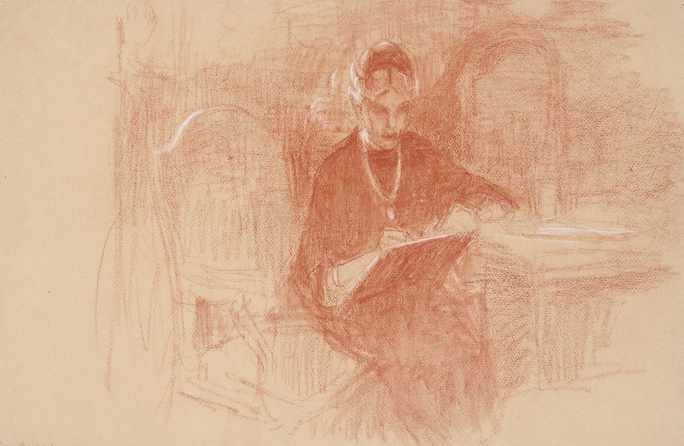 Portrait study of Mrs. Cameron Burnside (née Lucille Hitt) Image 1