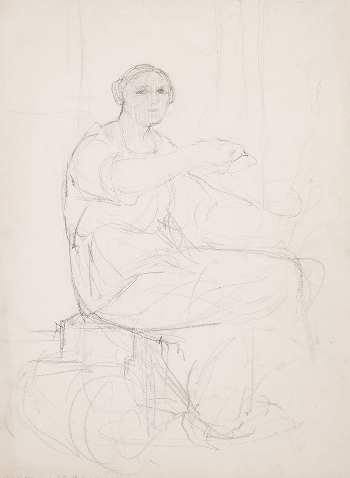 Portrait study of Ethel Davenport Image 1