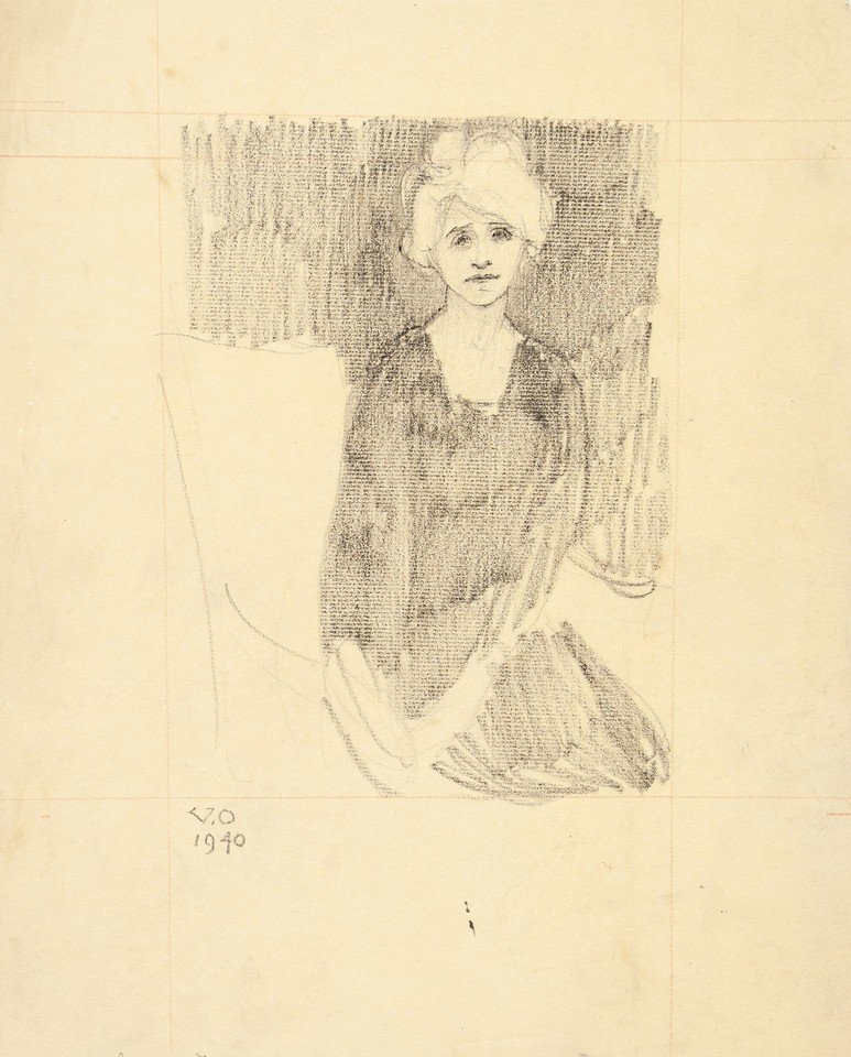 Portrait study of Mrs. Henry LaBarre Jayne (Elizabeth ... Image 1