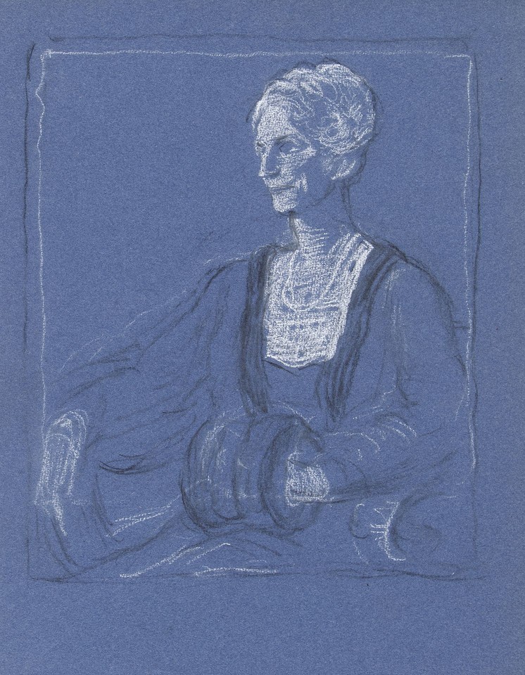 Portrait study of Mrs. Robert McLean (née Clare Randolph ... Image 1