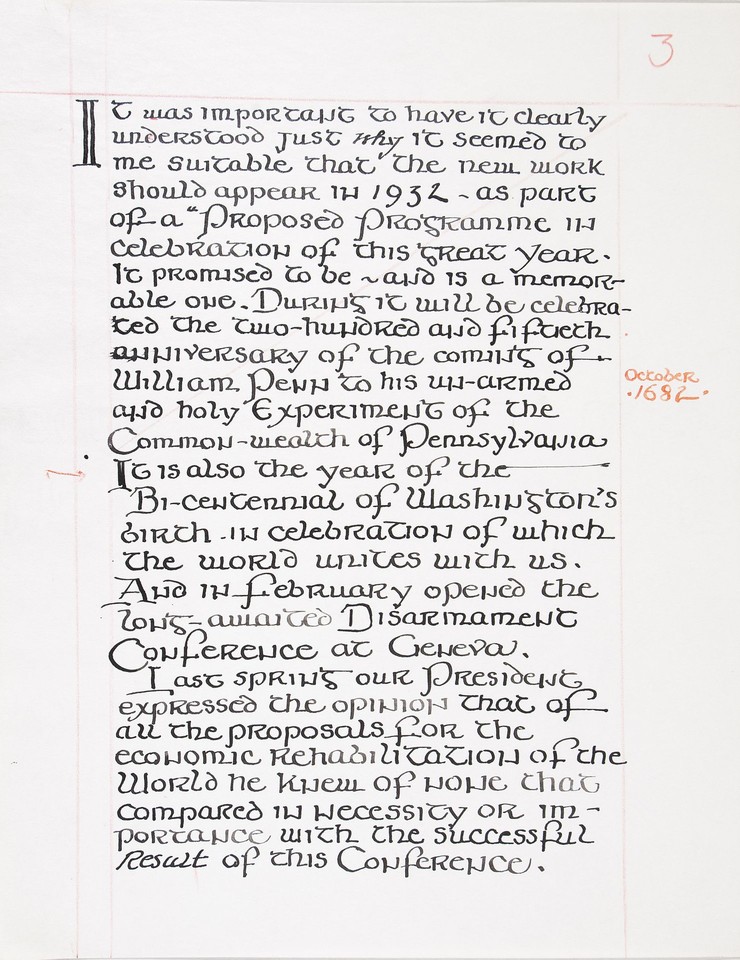 Illuminated text study of Page Foreword (cont.) for Law ... Image 1
