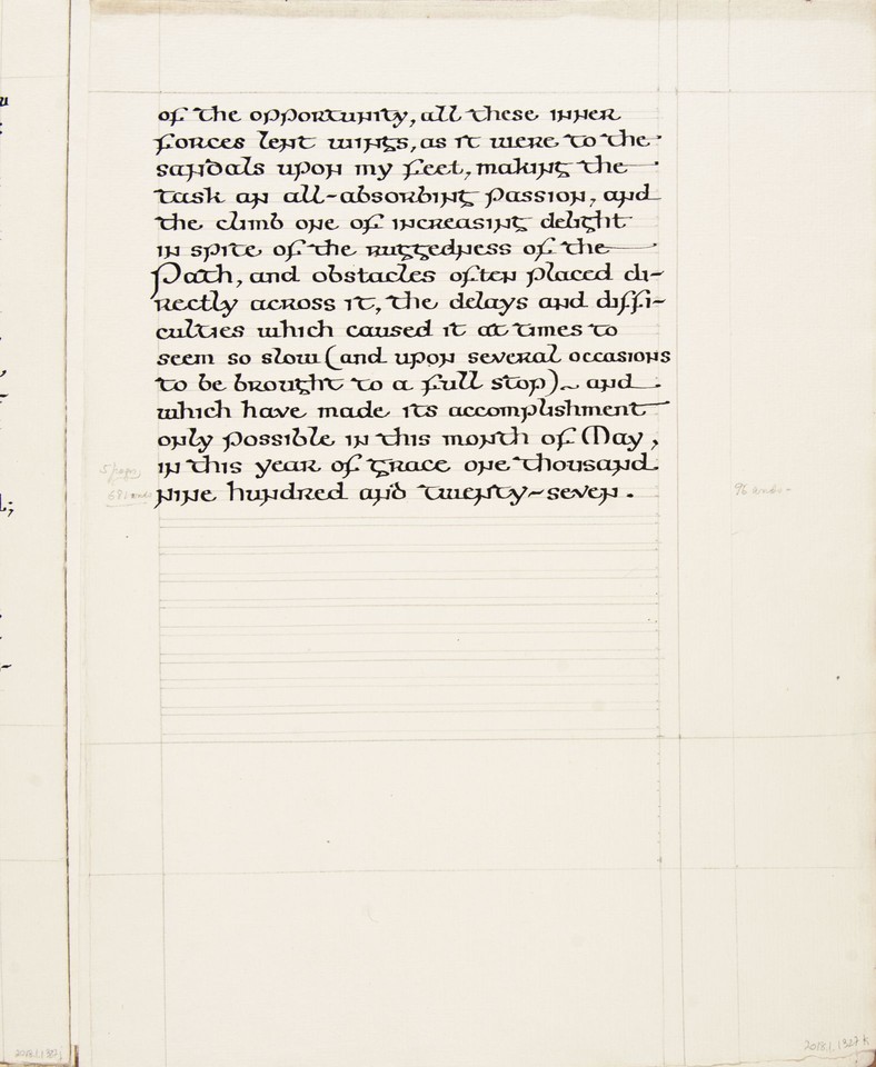 Illuminated text study of Page …of the opportunity... to ... Image 1