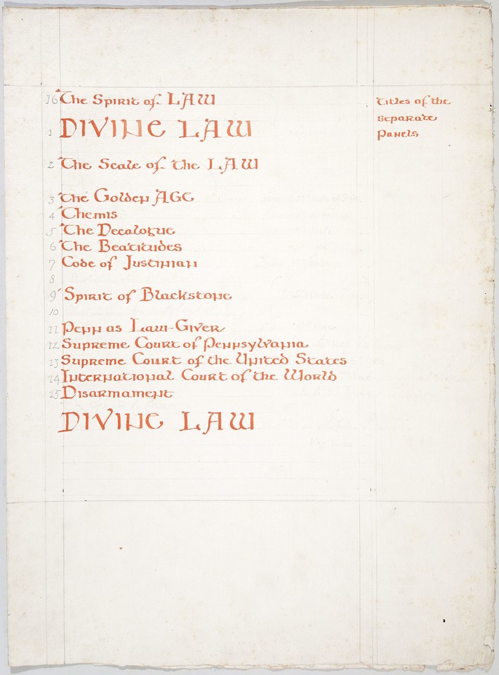 Illuminated text study of Page Plate List for Law ... Image 1