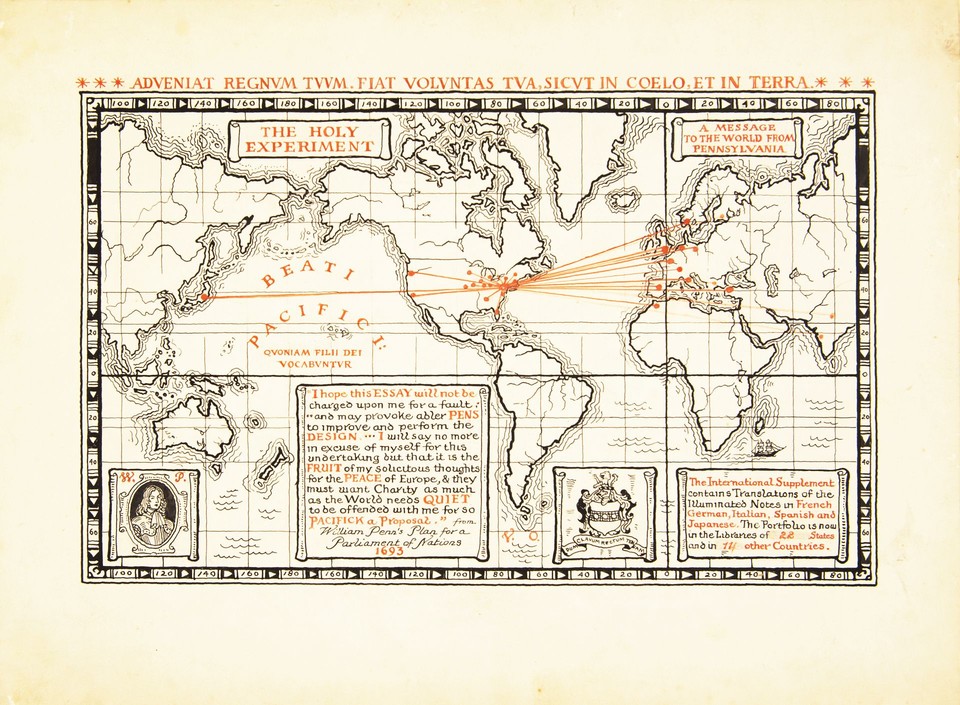 Map of the World for International Supplement to The Holy Ex ... Image 1