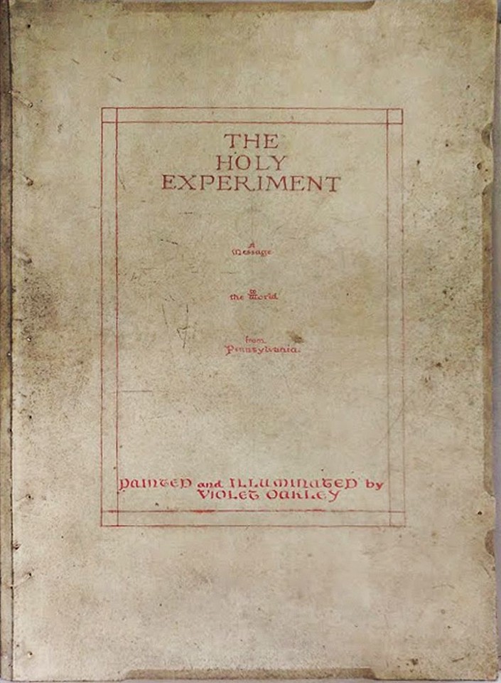 Mock-up binding for The Holy Experiment: A Message to the Wo ... Image 1
