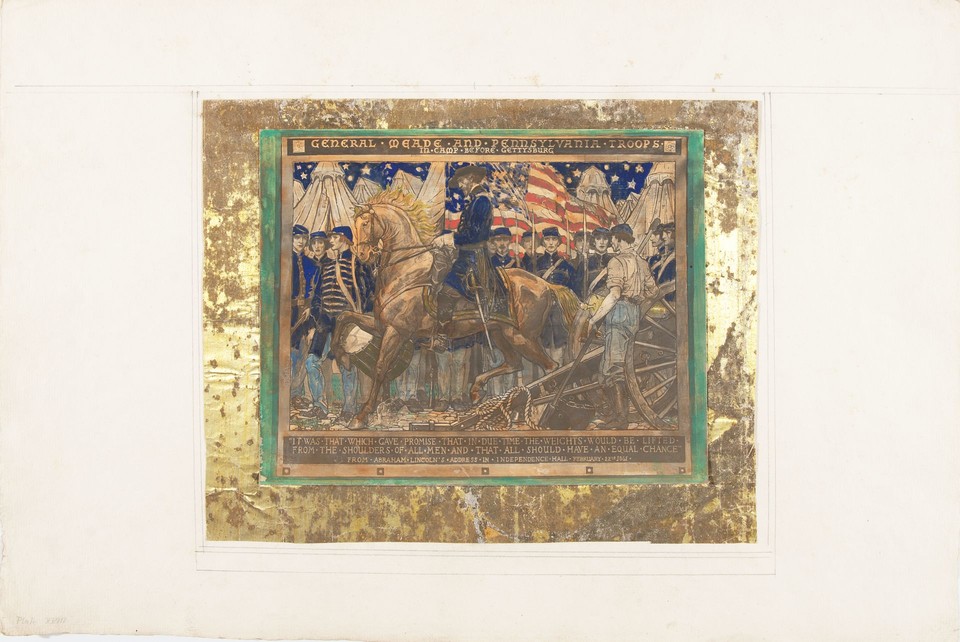 Mock-up of Plate XVII, Colour-plates in the Painting in the  ... Image 1