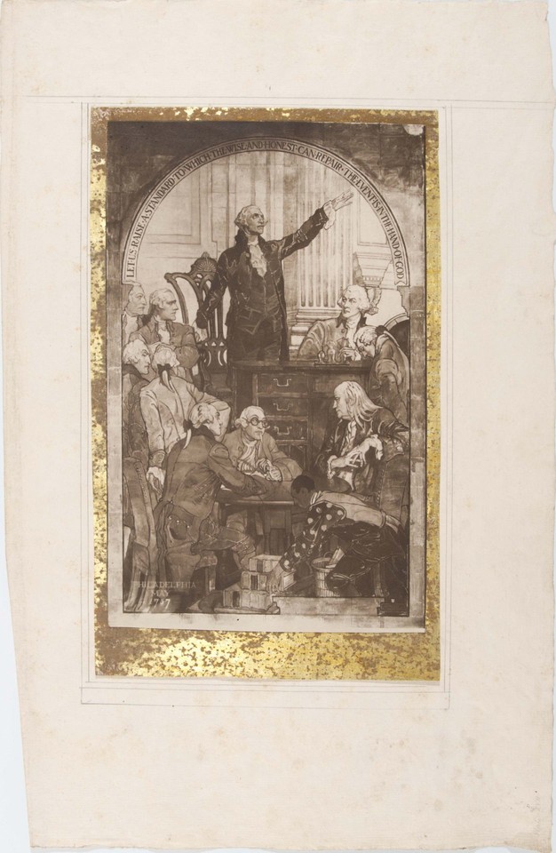 Mock-up of Plate XVIII, Colour-plates in the Painting in the ... Image 1