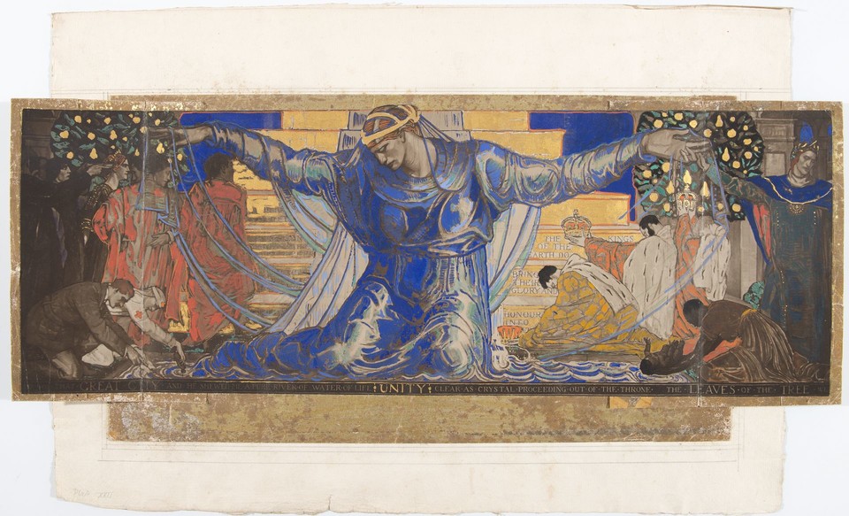 Mock-up of Plate XXII, Colour-plates in the Painting in the  ... Image 1