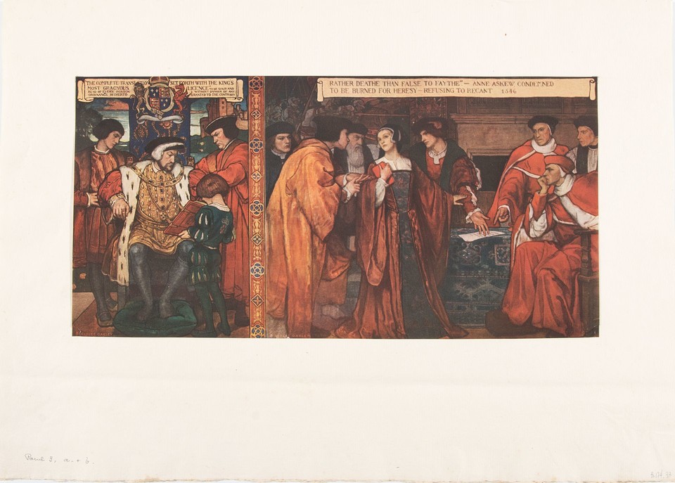 Color reproduction of frieze in the Governor's Reception Roo ... Image 1