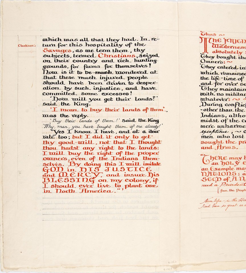 Illuminated text study of Foreword &quot;which was all that they  ... Image 1