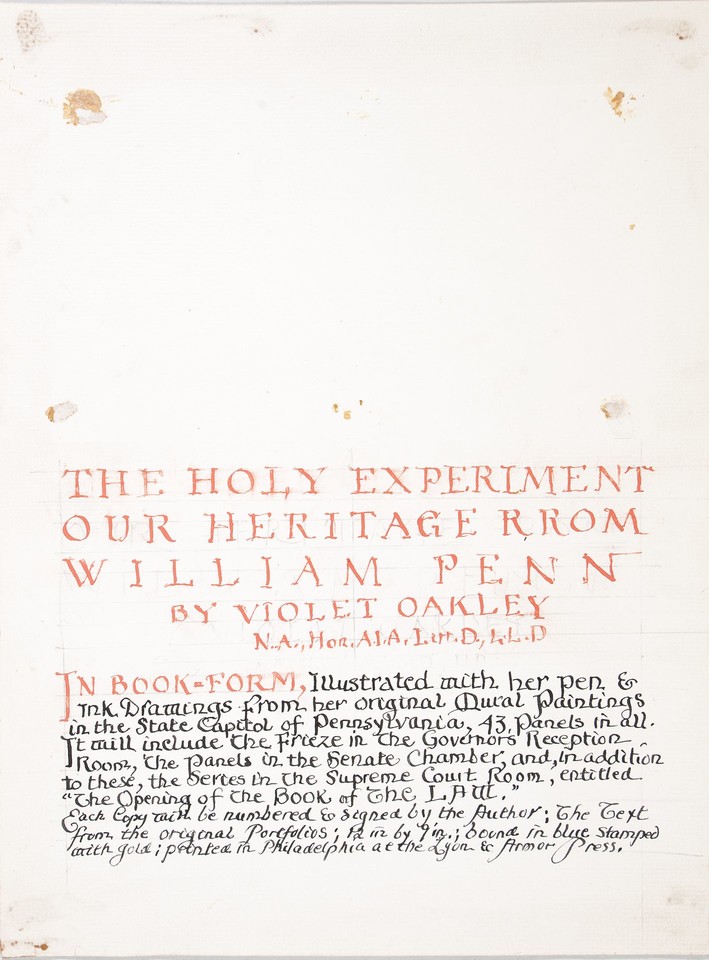 Study of cover of prospectus for The Holy Experiment: Our He ... Image 1