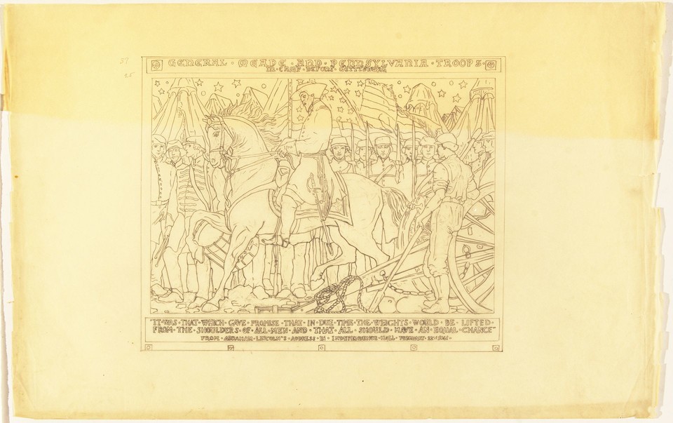 Illustration study of Page &quot;Troops of the Civil War&quot; for The ... Image 1