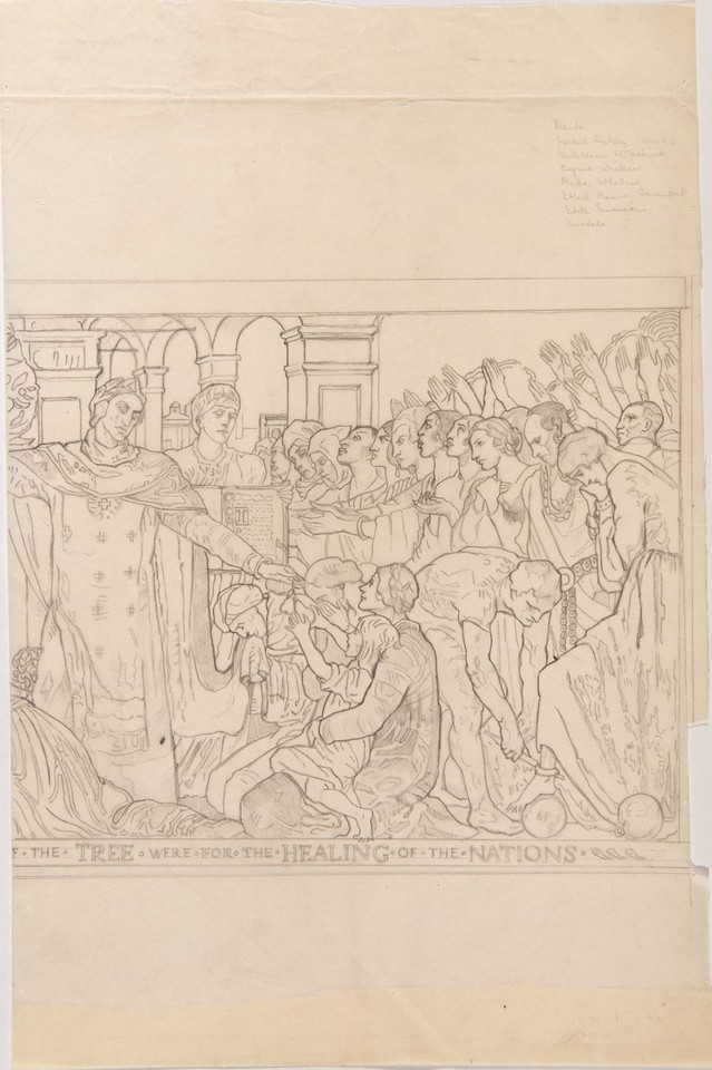 Illustration study of Page &quot;The End of Slavery&quot; for The Holy ... Image 1