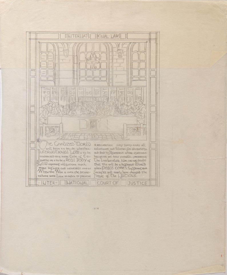 Illustration study of Page &quot;Supreme Court of the World&quot; for  ... Image 1