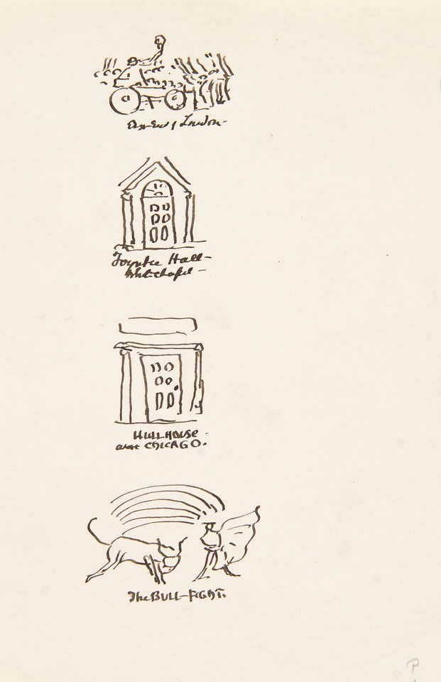 Illustration studies with captions for Cathedral of Compassi ... Image 1