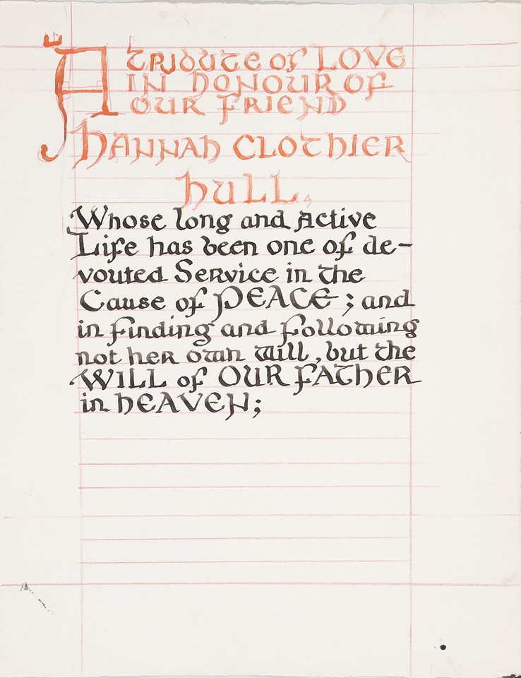 Illuminated text study for &quot;A Tribute of Love in Honour of ... Image 1