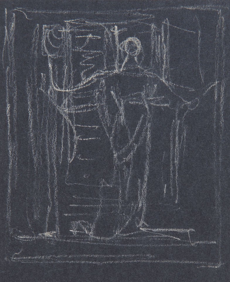 Cover illustration thumbnail sketch of robed female for ... Image 1
