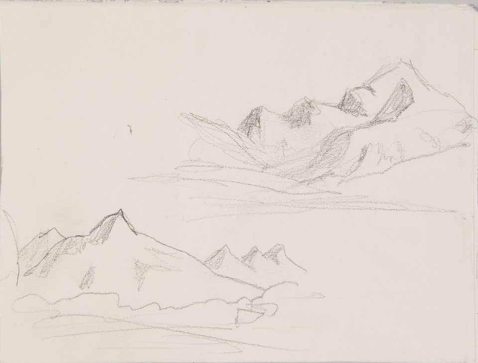 Illustration sketches of mountains Image 1