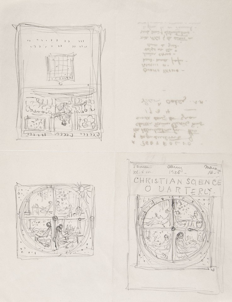 Illustration sketches for the Christian Science Publishing S ... Image 1