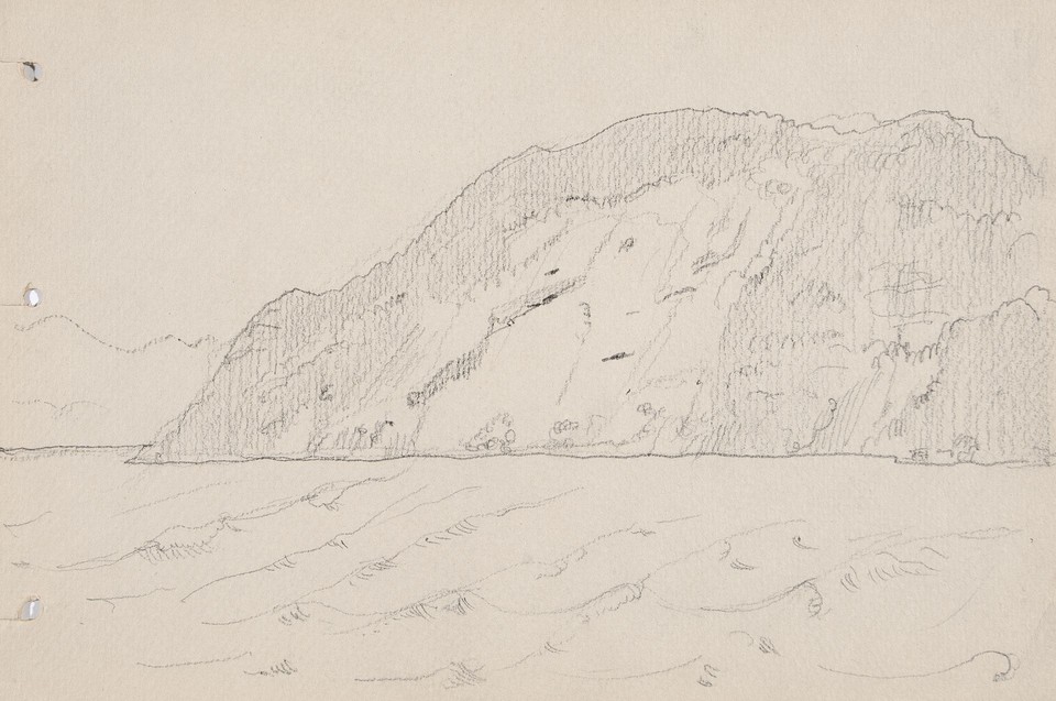 Study of Black Mountain, Lake George Image 1