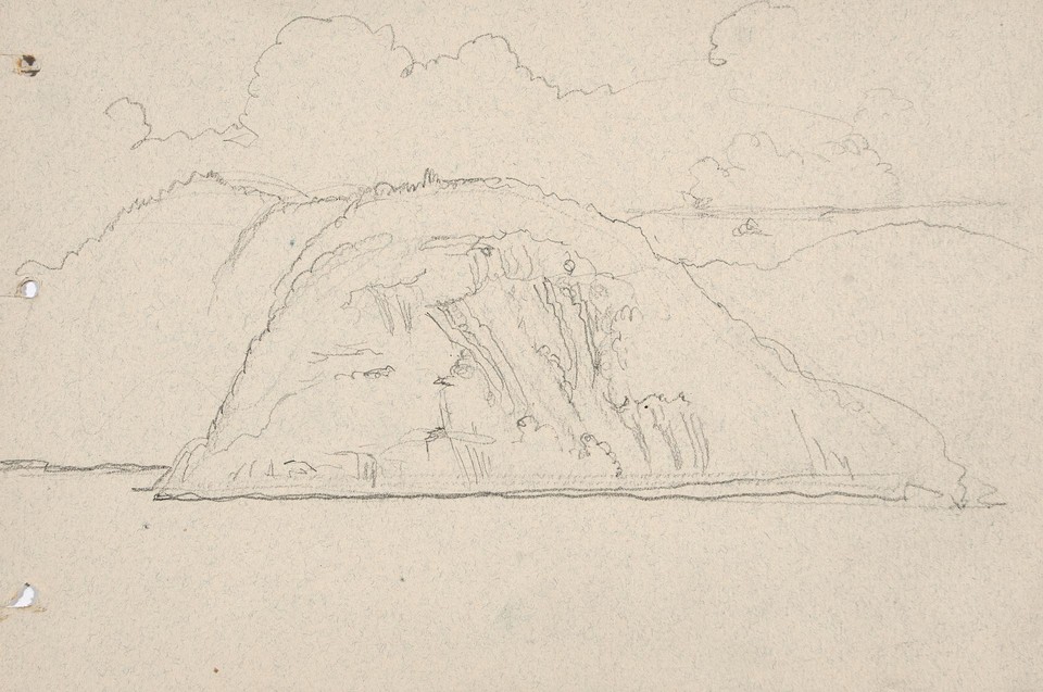 Study of Dome Island, Lake George Image 1
