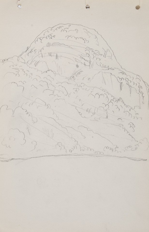 Study of mountain at Lake George Image 1