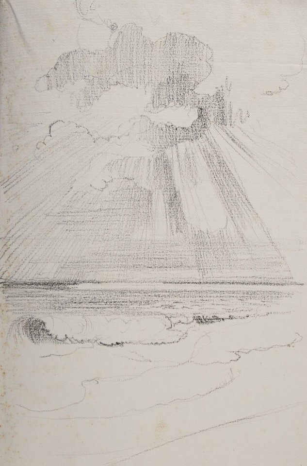 Study of Waves under Sun Rays and Clouds Image 1