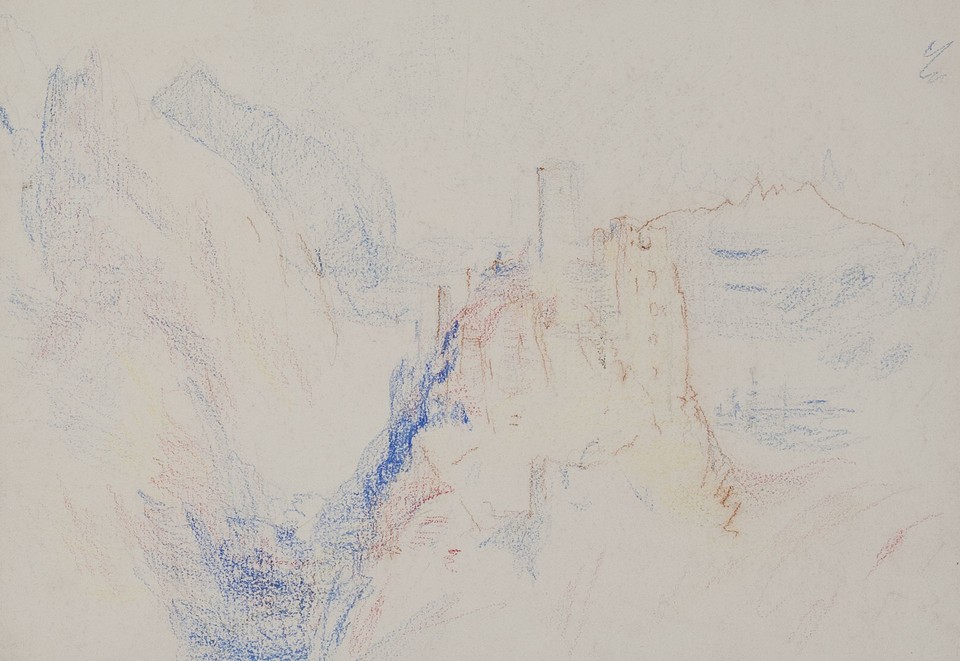 Study of fortress on mountain Image 1