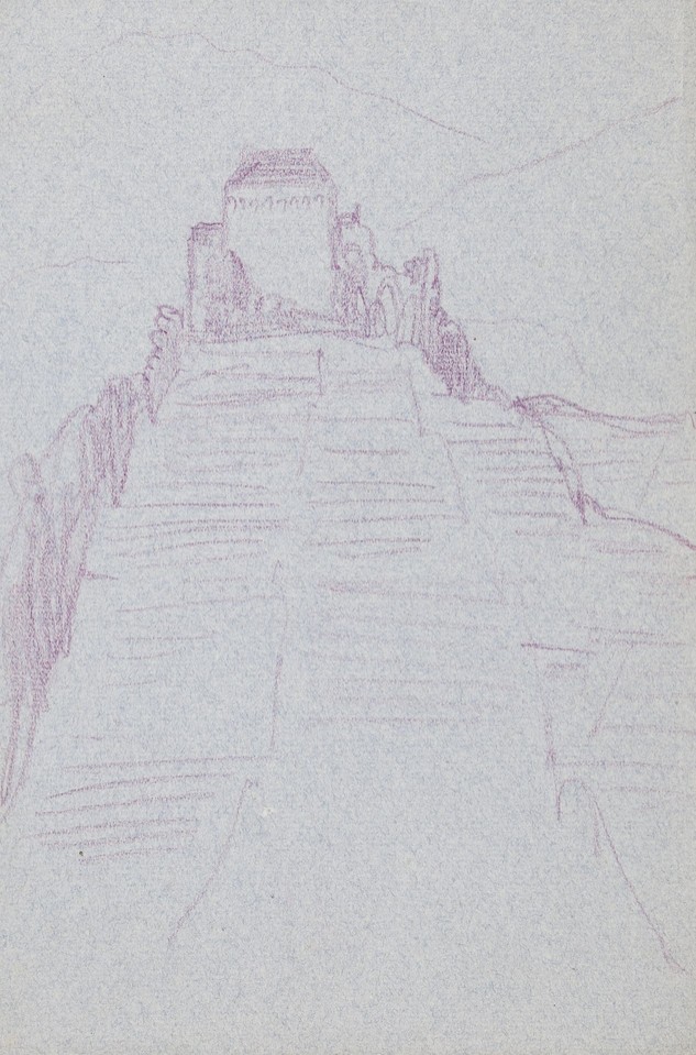 Study of castle on a peak Image 1