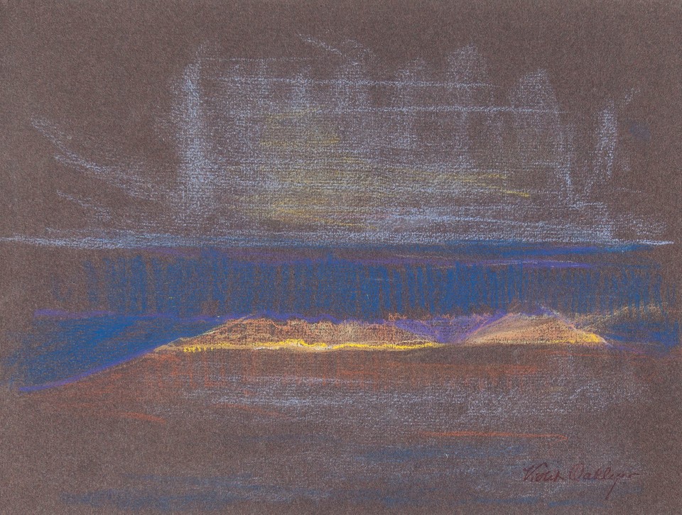 Study of sunset and mountains Image 1