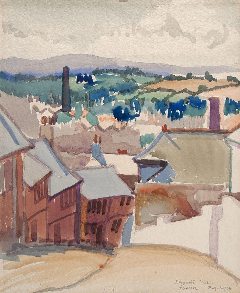 Study of Stepcote Hill, Exeter Image 1