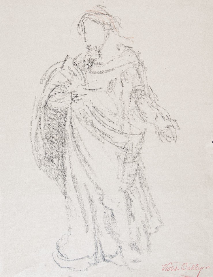 Study of cloaked figure Image 1