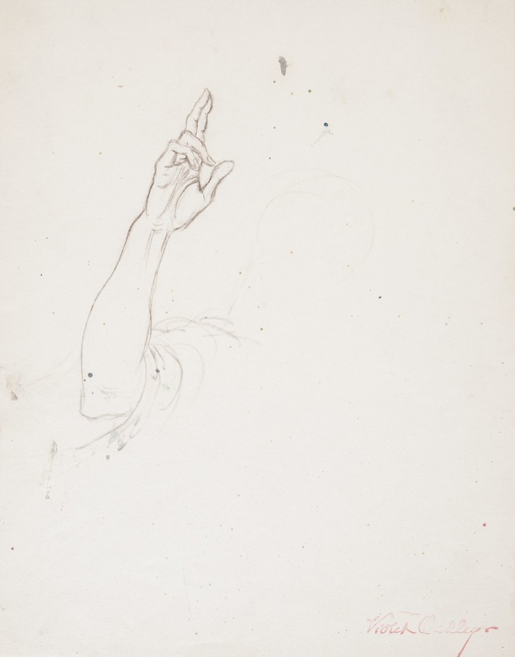 Study of raised arm of conductor Dimitri Mitropoulos Image 1