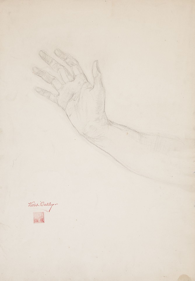 Study of opened hand and forearm Image 1