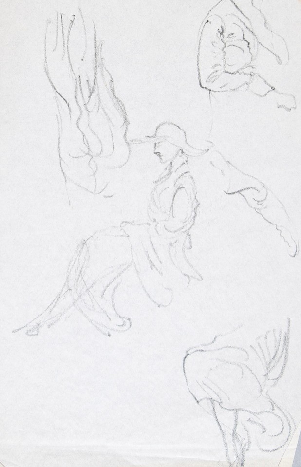 Studies of seated woman Image 1