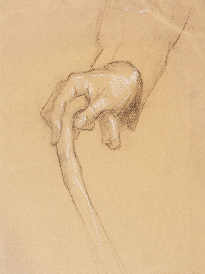 Study of hand on cane Image 1