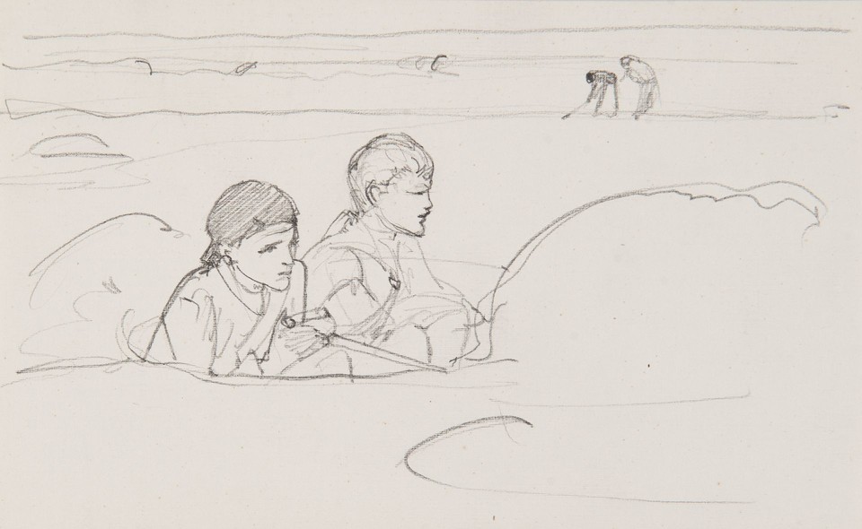 Study of two boys in cockpit Image 1