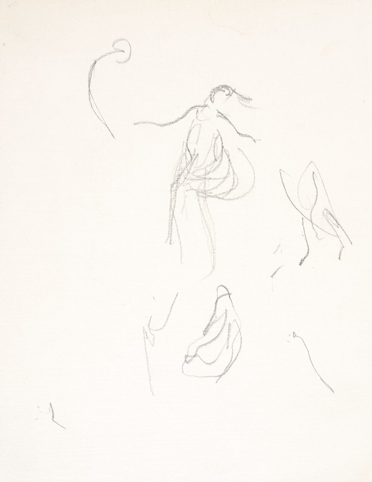 Studies of dancing figure  Image 1