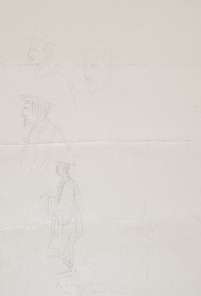 Studies of commencement speaker Image 1