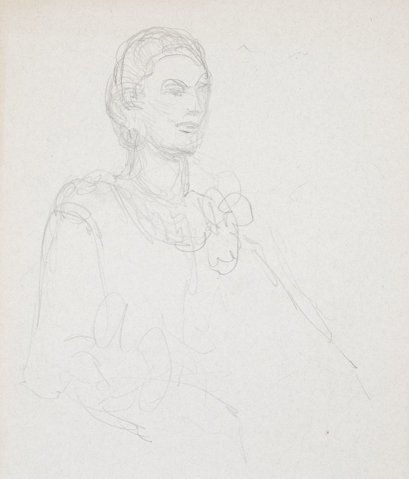 Half figure study of woman Image 1