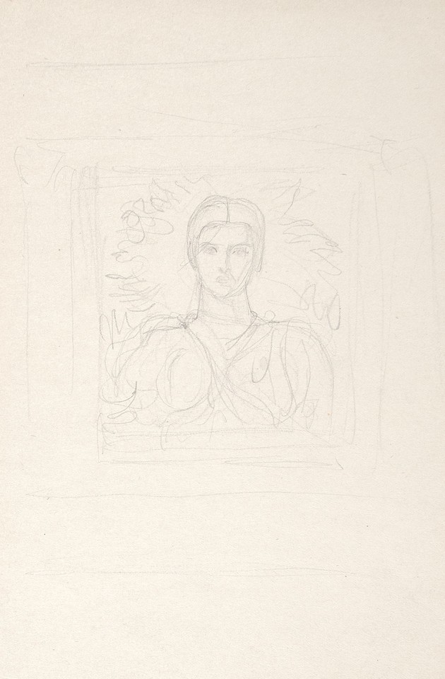 Copy of bust portrait of a woman by unidentified artist Image 1