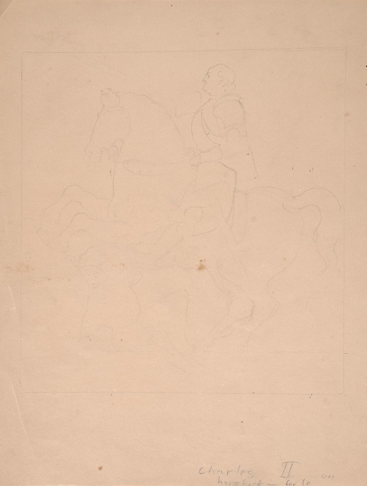 Study of Charles II on horseback Image 1