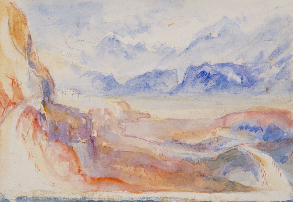 Study after landscape by J. M. W. Turner Image 1