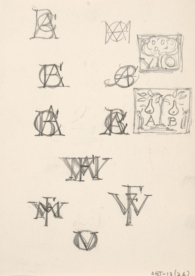 Studies of monograms Image 1
